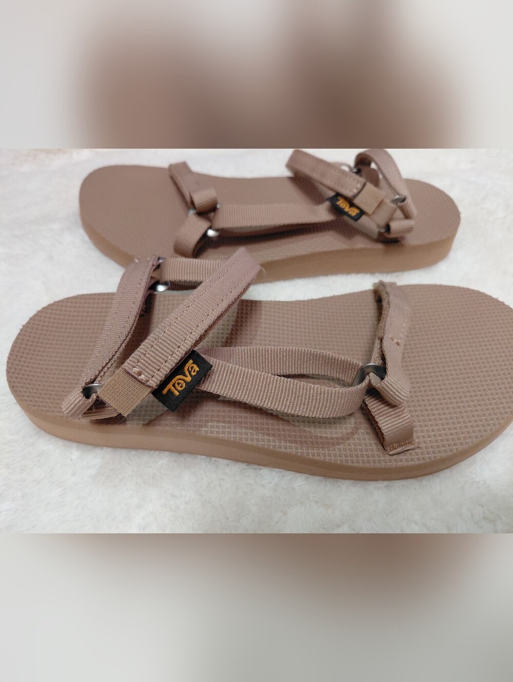 Teva Original Universal Slim Lea Sandals Women's Size 6